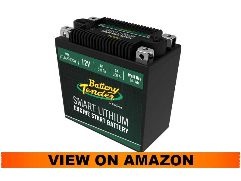 Battery Tender Lithium Motorcycle Battery with Smart Battery Management System