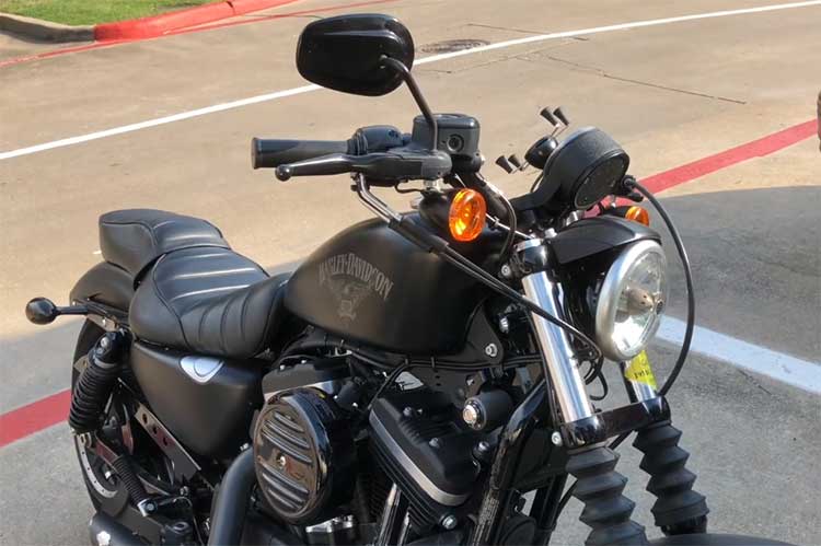 Harley Davidson Sportster Black Rearview Mirrors