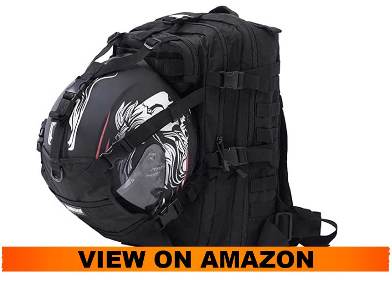 Seibertron Waterproof Motorcycle Backpack with Helmet Holder