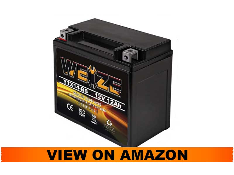 Weize YTX14-BS High Performance Battery