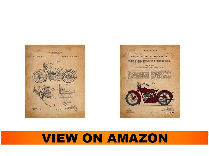 Harley Davidson's Classic Patent Prints