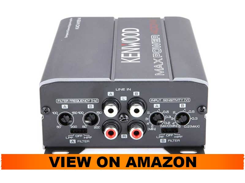 Kenwood KAC-M1804 Compact 4 Channel Motorcycle Amplifier