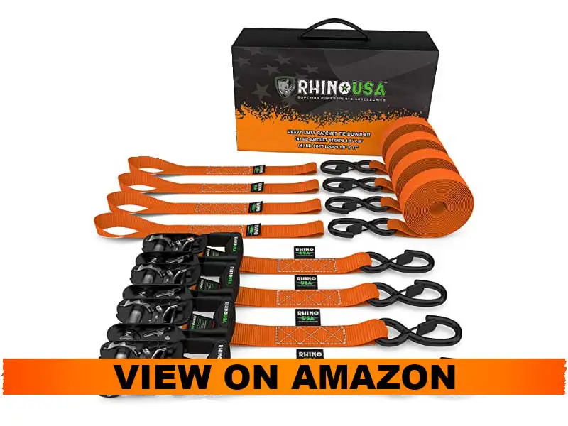 RHINO USA Heavy Duty Tie Down Set