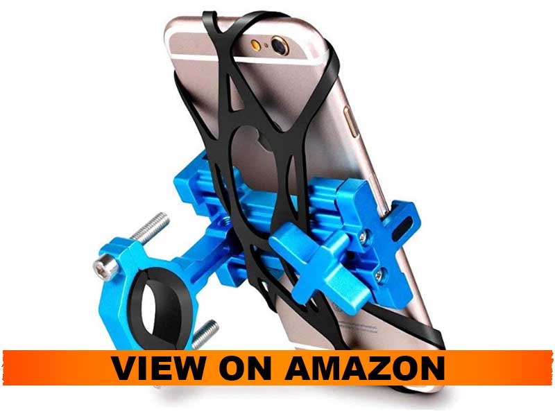 SpoLite Chrome Bike Phone Mount for Motorcycle