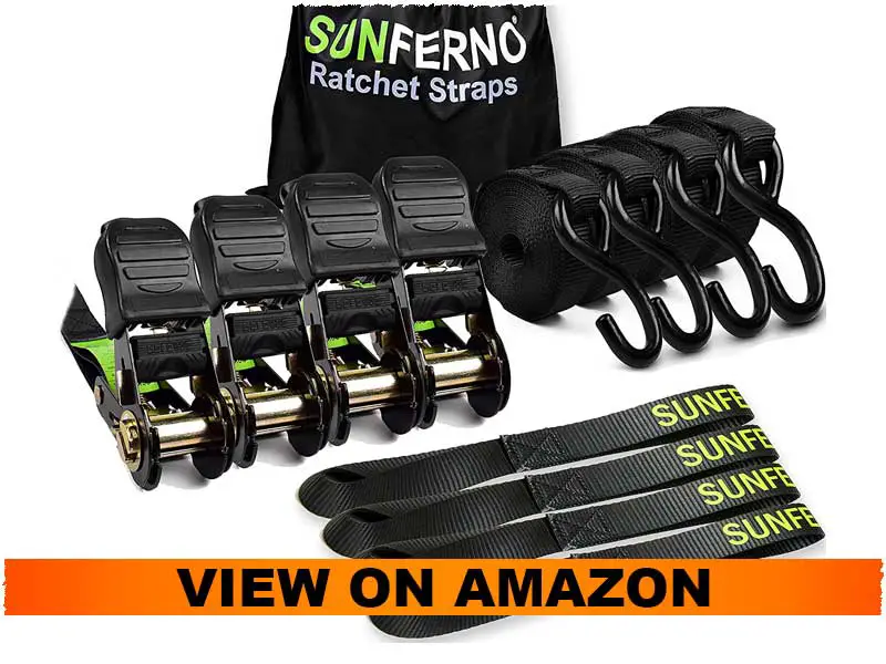 Sunferno Ratchet Straps Tie Down Kit