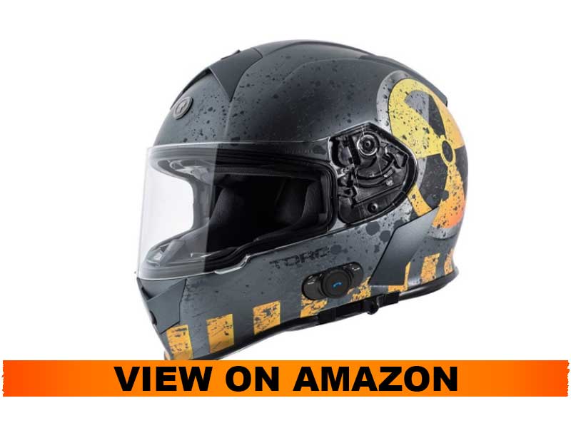 TORC T14B Bluetooth Integrated Full Face Helmet