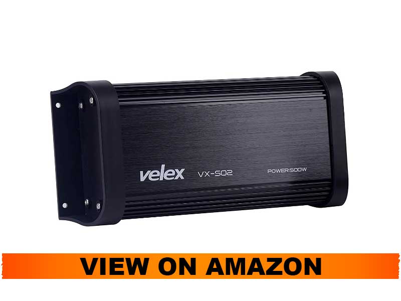 Velex Water Resistant 4 Channel Motorcycle Amplifier with Bluetooth