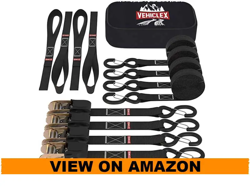 Vehiclex Ratchet Tie Down Straps Kit